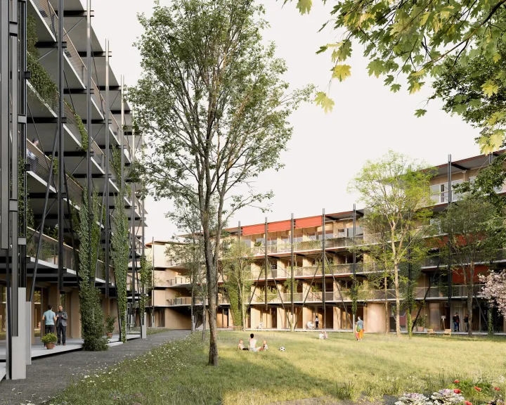 Ebertshäuser Architektur - Entwicklung Bubenberg- und von May-Strasse ( BVM ) Thun, werk.ARCHITEKTEN, Sylvio Hoffmann, studio blomen, Mikael Blomfelt